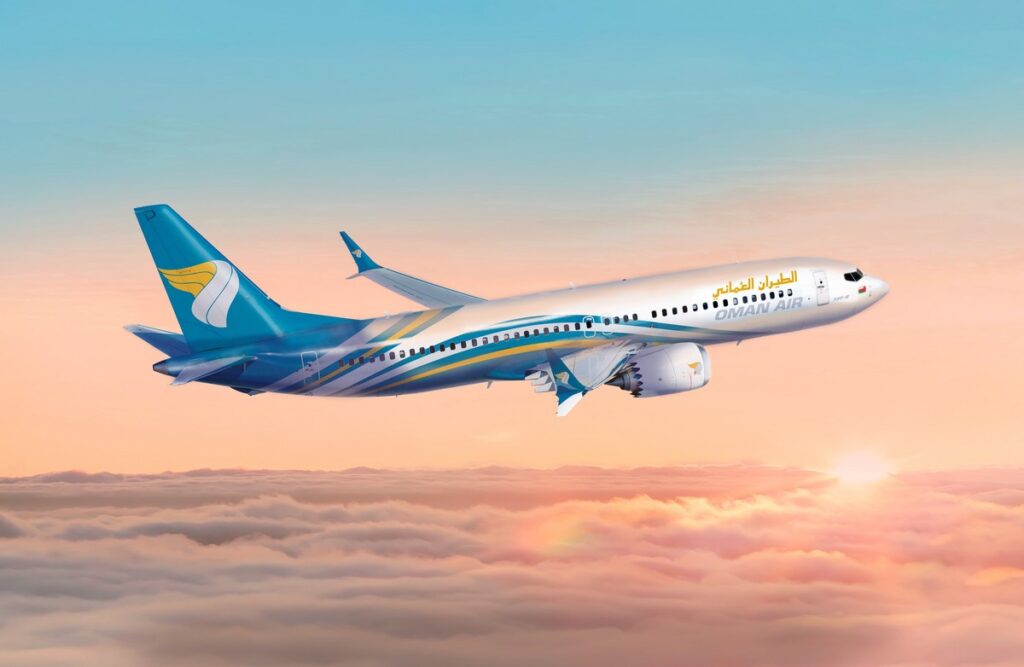 Самолет Boeing 737 оманской авиакомпании Oman Air