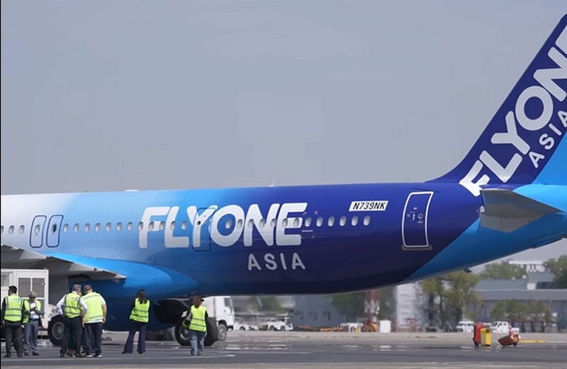 Авиакомпания Flyone Asia получила второй самолет Airbus A321neo