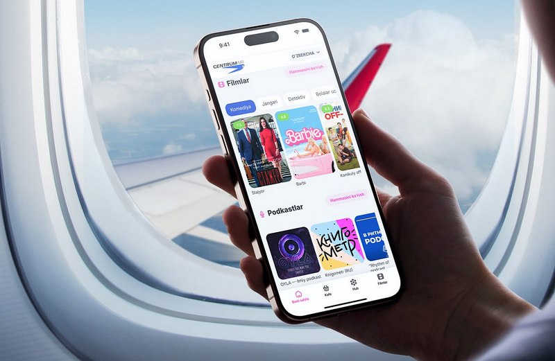 Uzbekistan's Centrum Air launched IFE