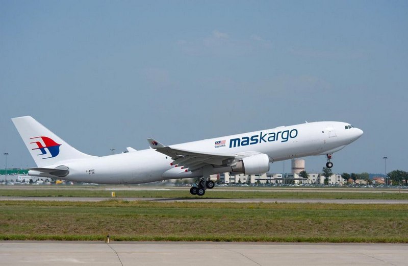 MASKargo's Airbus A330 freighter at Tashkent airport in Uzbekistan