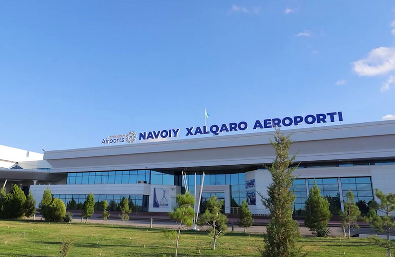 Navoi airport in Uzbekistan