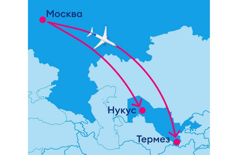 LCC Pobeda launches three new routes to Uzbekistan from Moscow