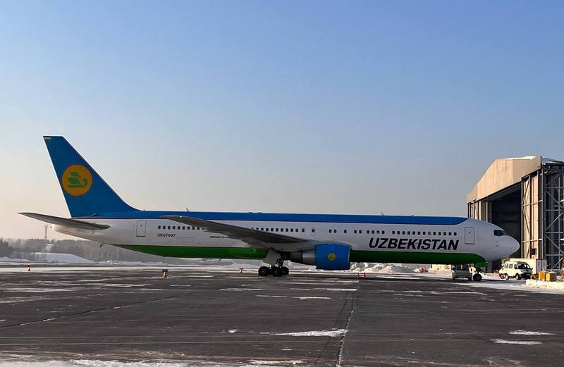 Uzbekistan Airways returns aircraft to service after engine replacement in Krasnoyarsk