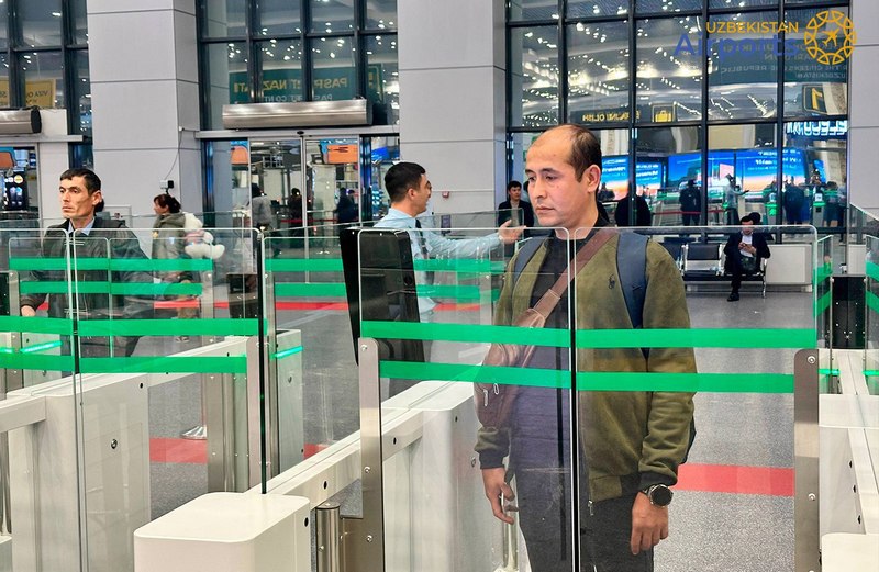e_Gates at Tashkent airport in Uzbekistan