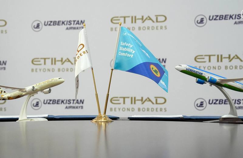 Uzbekistan Airways signs codeshare agreement with Etihad Airways
