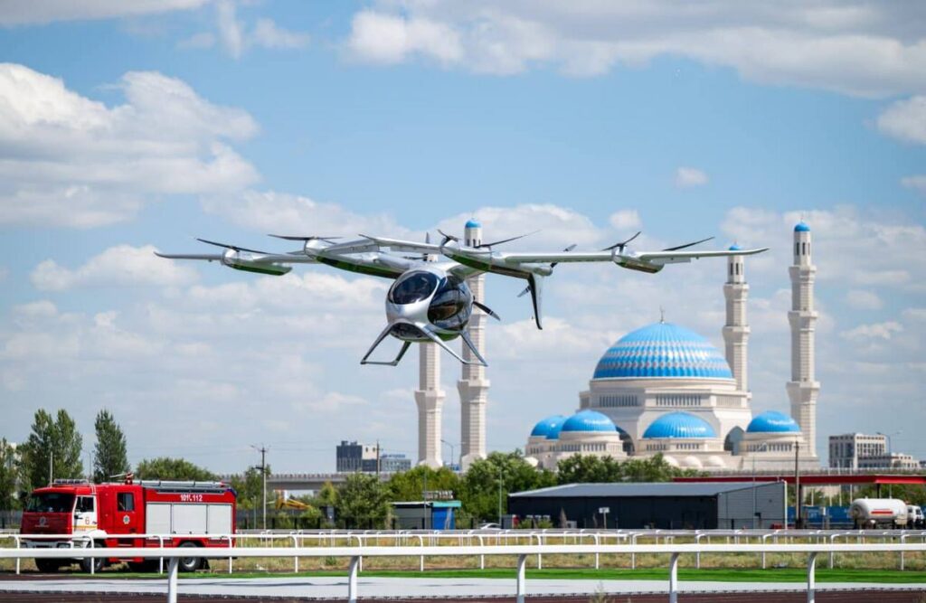 eVTOL demonstration flight debuts in Kazakhstan’s capital