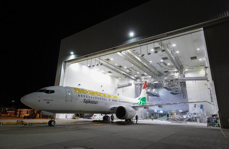 First Boeing 737MAX for Somon Air arrives in Dushanbe