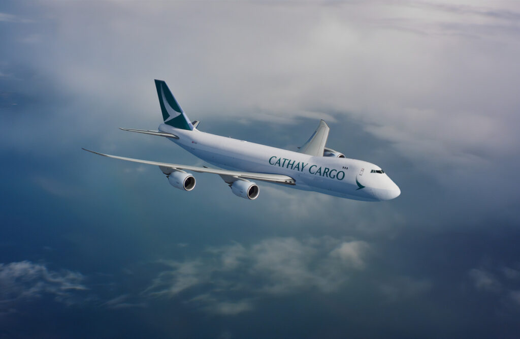 Cathay Cargo's Boeing 747F in flight