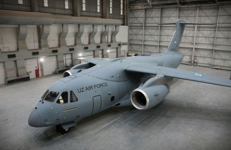 Embraer unveils first C-390 military transport for Uzbekistan