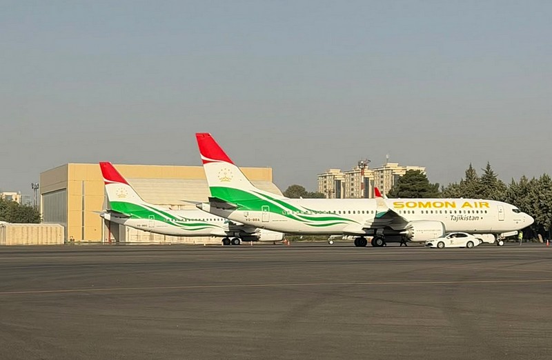 Tajikistan’s Somon Air Enters Second Boeing 737MAX 8 into Service