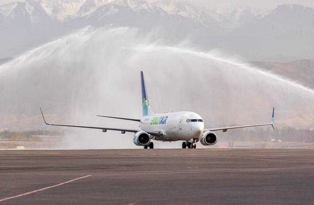 SolitAir' sBoeing 737F operated in the interests of flydubai cargo